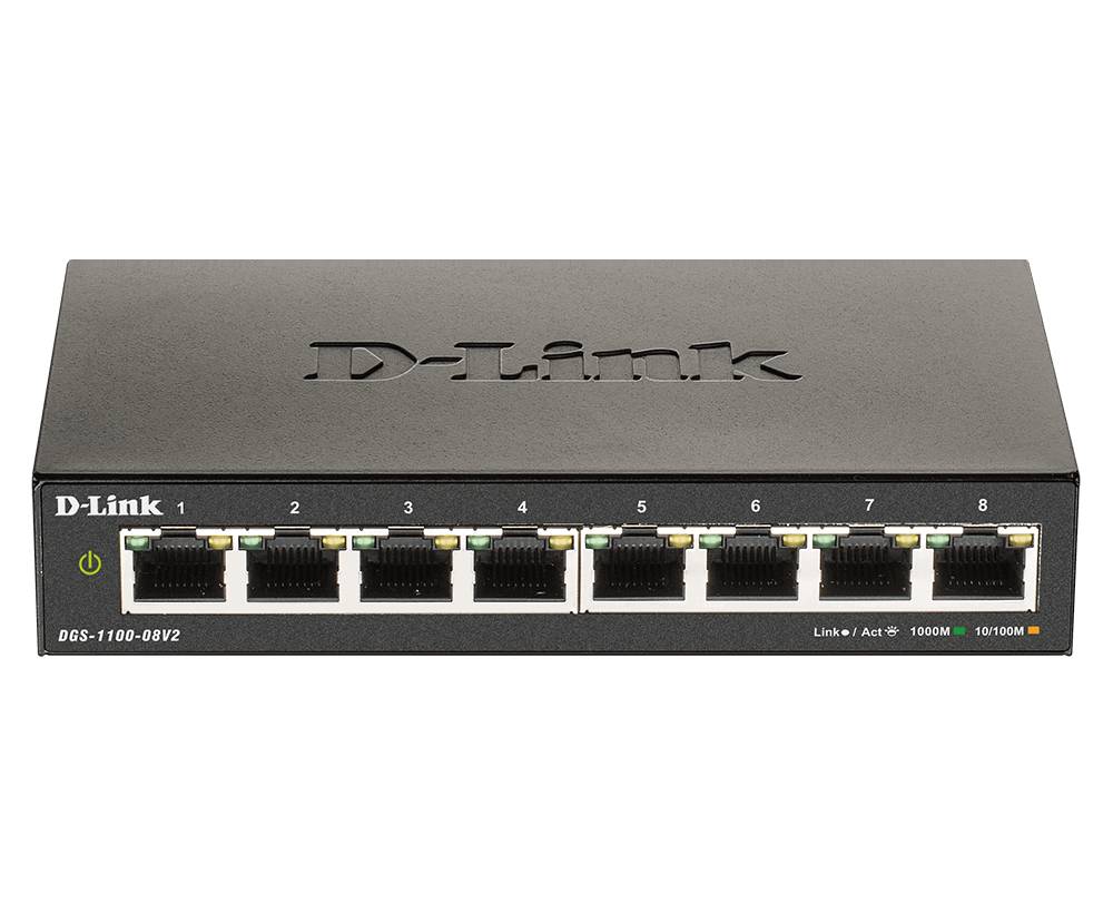 D-Link DGS-1100-08V2/E Switch D-Link DGS-1100-08V2/E 5*GE retail