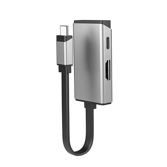 Alogic ULCHDPD-SGR Alogic Ladeadapter USB-C -> HDMI St/Bu MagForce USB-C PD