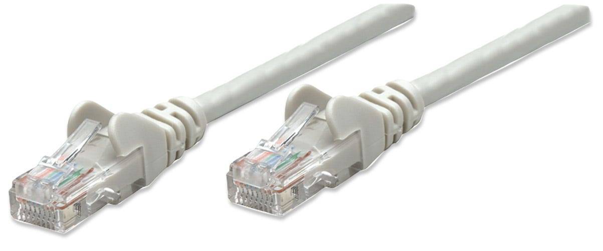 Intellinet 336758 INTELLINET Patchkabel RJ45 U/UTP Cat6 7.50m Hebelschutz grau