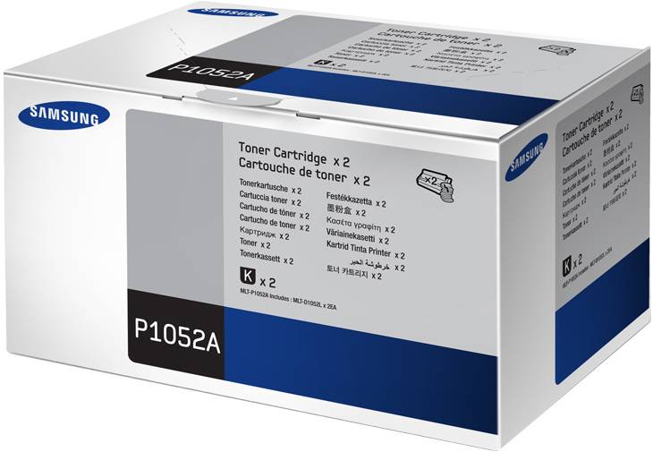 HP Inc. SV115A HP ersetzt Samsung MLT-P1052A 2er Pack Schwarz Tonerpatrone