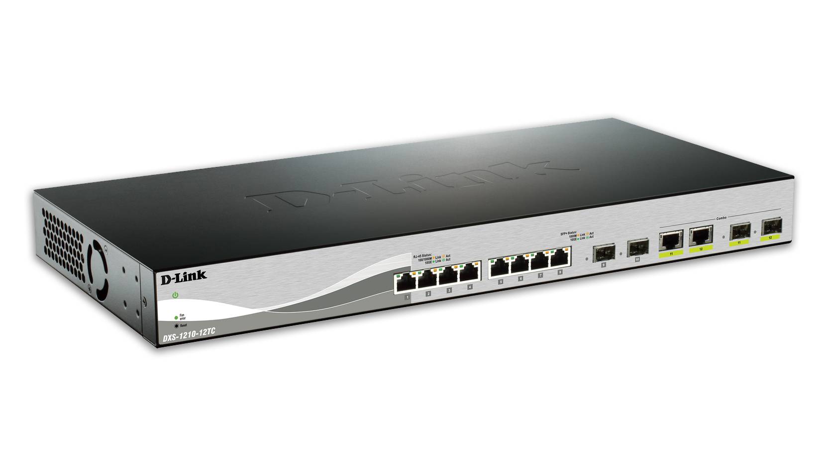 D-Link DXS-1210-12TC/E Switch 440mm D-Link DXS-1210-12TC 2*Combo/ 2*SFP+/ 8*XGE retail