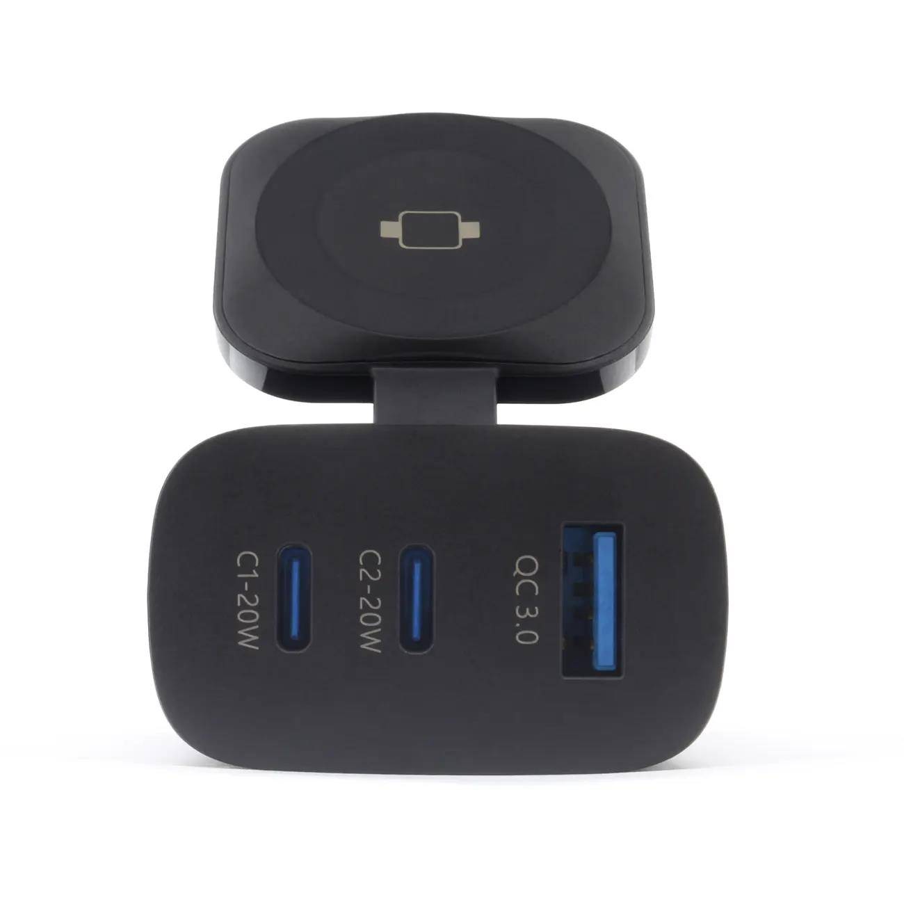 Realpower 450476 RealPower PC-43 Watch 43 Watt Ladegerät,2x Type-C,1x USB-A