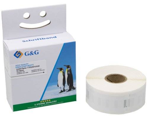 G&G 15561 G&G Etiketten für DYMO 11352/ S0722520 25 x 54 mm 500 Stück