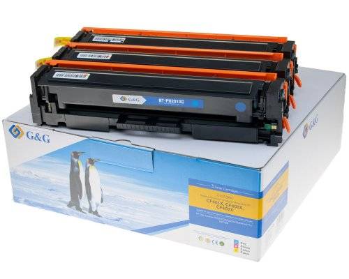 G&G 14995 G&G Toner Multipack Color kompatibel HP 201X/CF253XM C/M/Y