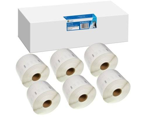 G&G 19312 G&G Etiketten 6x 1.000 für DYMO 11354/ S0722540 32 x 57 mm