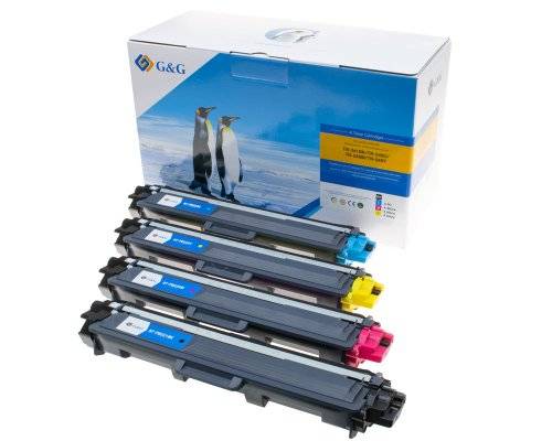 G&G 15016 G&G Toner 4er Set für Brother TN241/242/245/246 BK/C/M/Y
