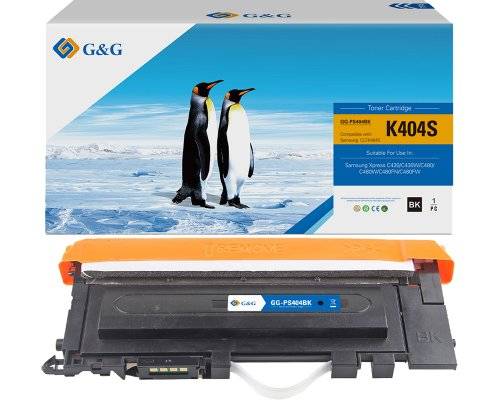 G&G 14462 G&G Toner kompatibel mit Samsung CLT-K404S/ HP SU100A