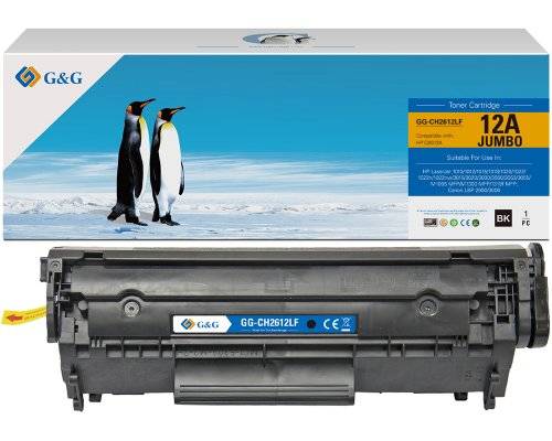 G&G 14320 G&G XL-Toner kompatibel mit HP 12A/ Q2612A/ Canon 703
