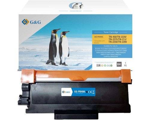 G&G 13998 G&G XL-Toner kompatibel mit Brother TN-2220/ TN-2010