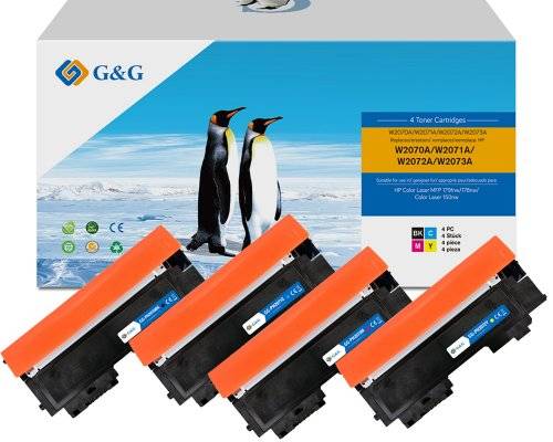 G&G 21450 G&G Toner 4er Set kompatibel mit HP 117A BK/C/M/Y