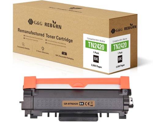 G&G 21078 G&G Reborn-Toner kompatibel mit Brother TN-2420