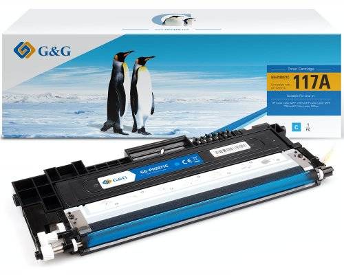 G&G 18451 G&G Toner kompatibel mit HP 117A/ W2071A C Cyan