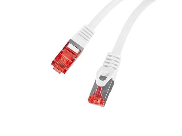 Lanberg PCF6-10CU-0025-W LANBERG Patchkabel CAT.6 S/FTP LSZH CU 0,25m Fluke Zert. wß