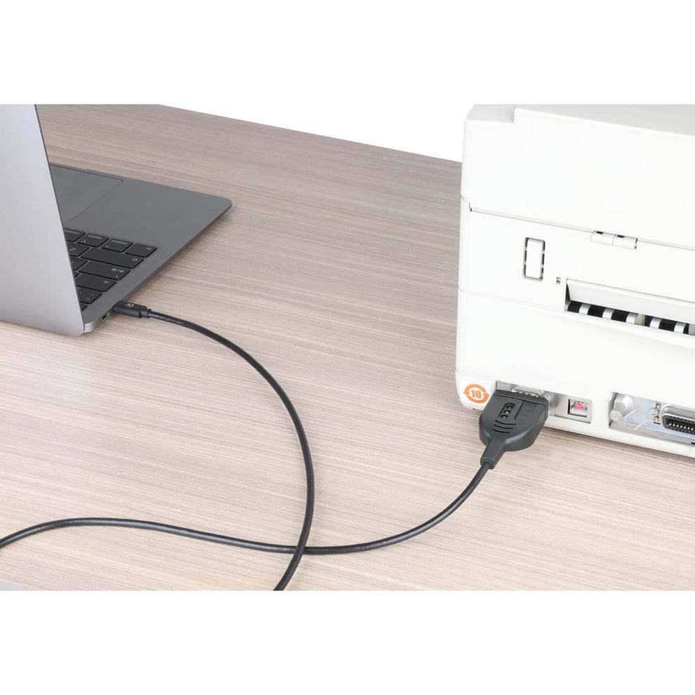 Manhattan 154499 MANHATTAN USB-C auf Seriell DB9/RS232 Adapter PL2303GT 1m