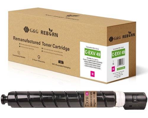 G&G 22031 G&G Reborn-Toner kompatibel mit Canon C-EXV 49 (8526B002) M