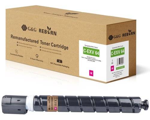 G&G 21947 G&G Reborn-Toner kompatibel mit Canon C-EXV 64 (5755C002) M