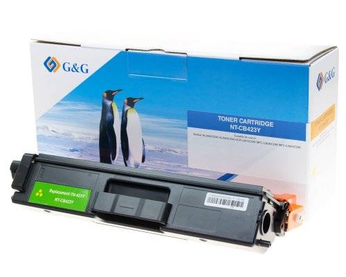 G&G 14306 G&G XL-Toner kompatibel mit Brother TN-423Y Gelb
