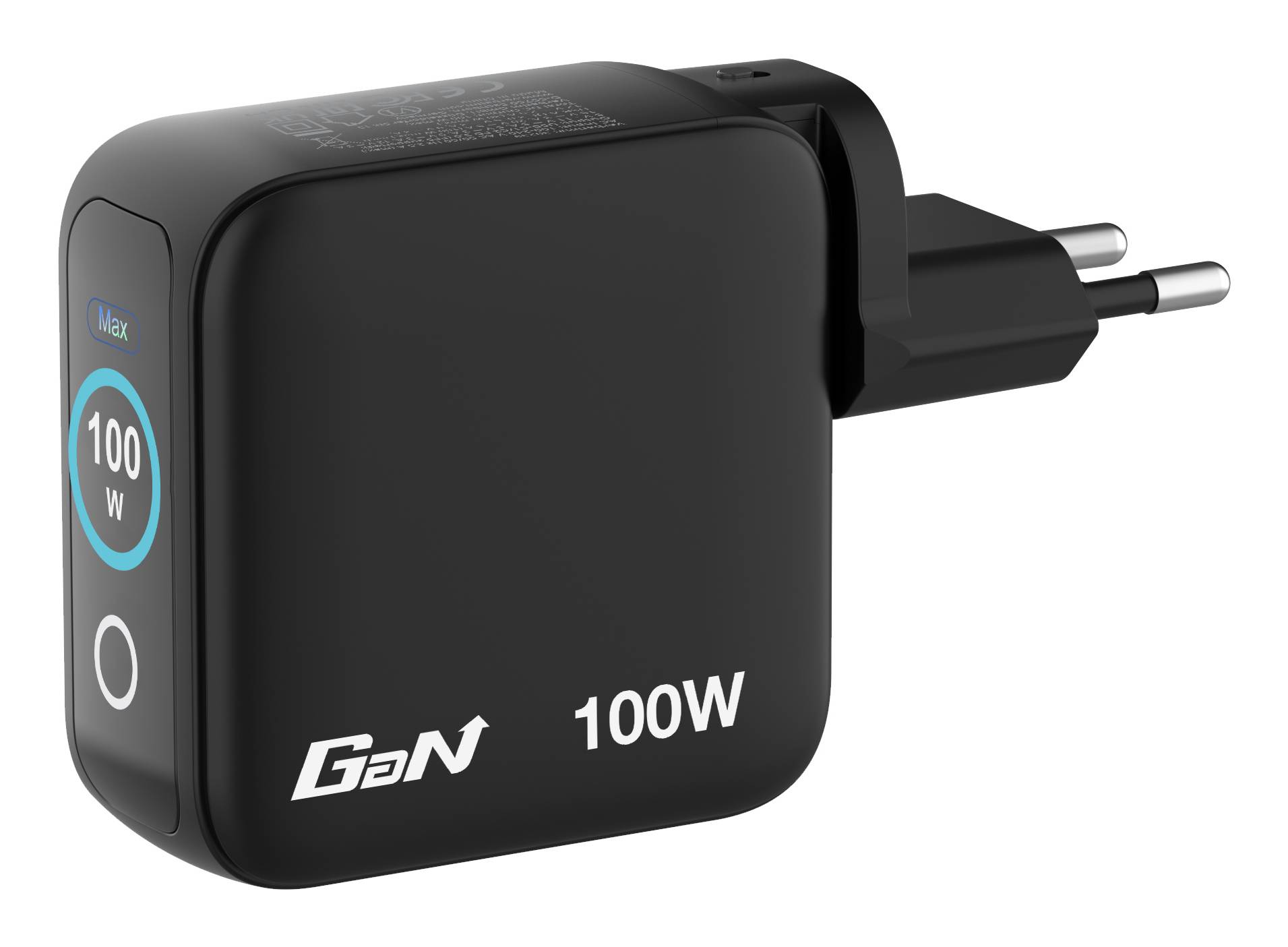 Verbatim 30239 Verbatim Mini GaN Charger 3 Port 100W w Display (EU/UK/US)