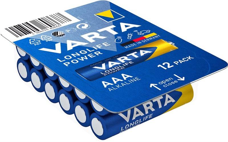 24x Varta 40881 Longlife Power LR03/AAA (Micro) (4903) Batterie, 12 Stk. Box - Alkali-Mangan Batterie (Alkaline), 1,5 V