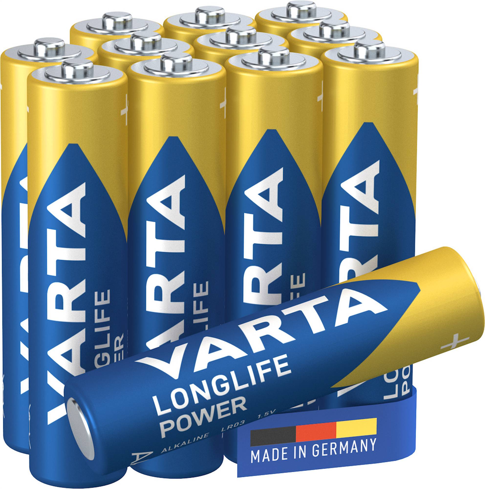 24x Varta 40881 Longlife Power LR03/AAA (Micro) (4903) Batterie, 12 Stk. Box - Alkali-Mangan Batterie (Alkaline), 1,5 V