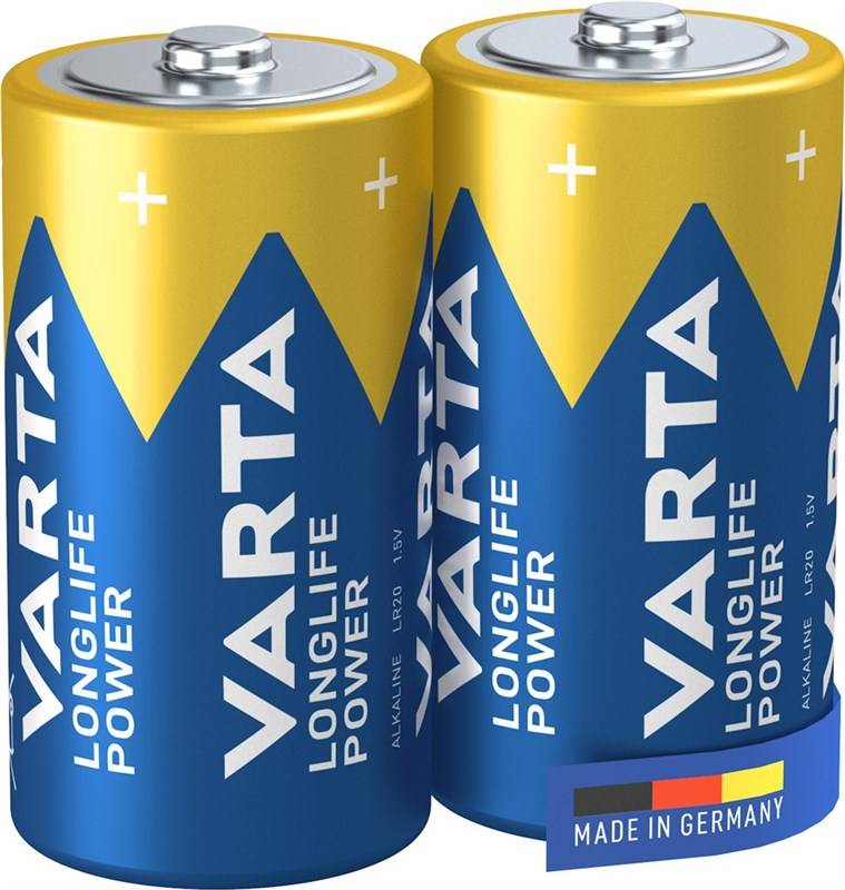 6x Varta 46824 Longlife Power LR14/C (Baby) (4914) Batterie, 2 Stk. im Blister - Alkali-Mangan Batterie (Alkaline), 1,5 V