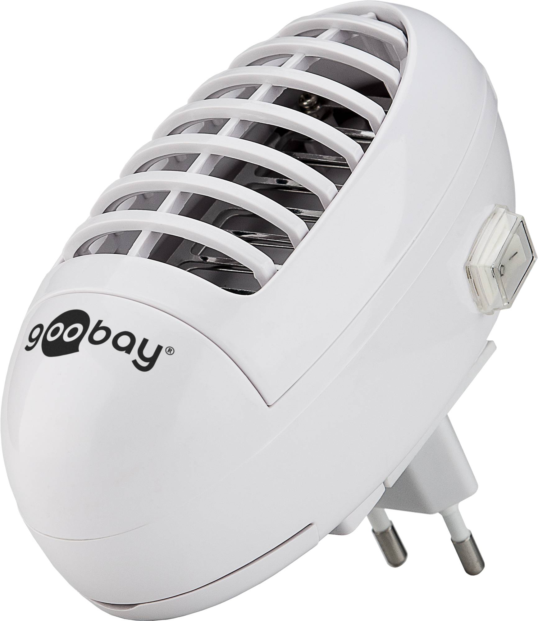 Goobay 59813 UV-LED-Insektenvernichter, Weiß - elektrische UV-LED-Insektenfalle für den Innenbereich
