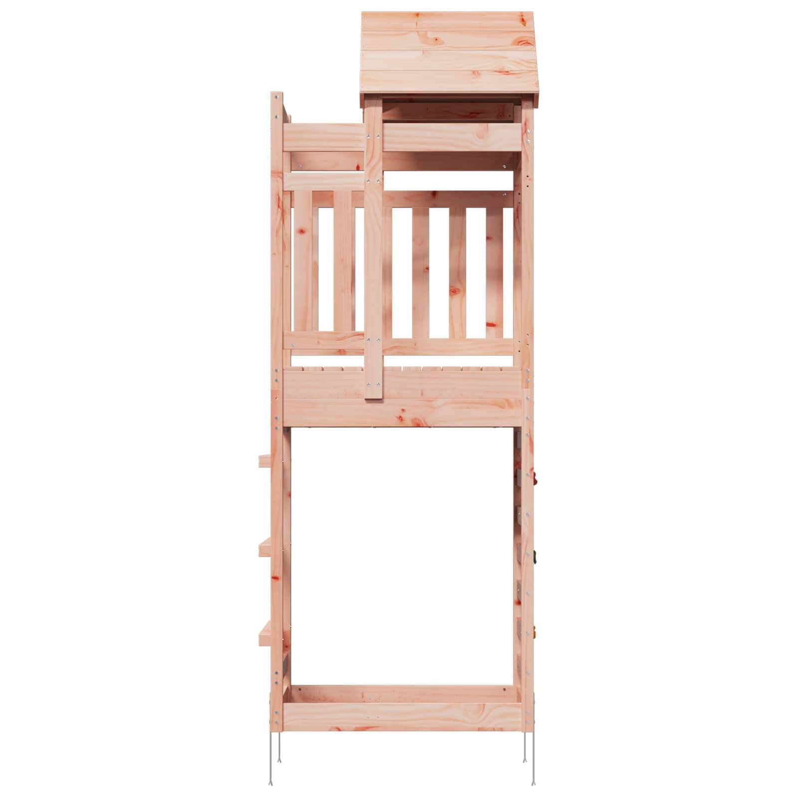 vidaXL Spielturm Braun 52,5 x 85 x 238 cm Massives Douglasienholz