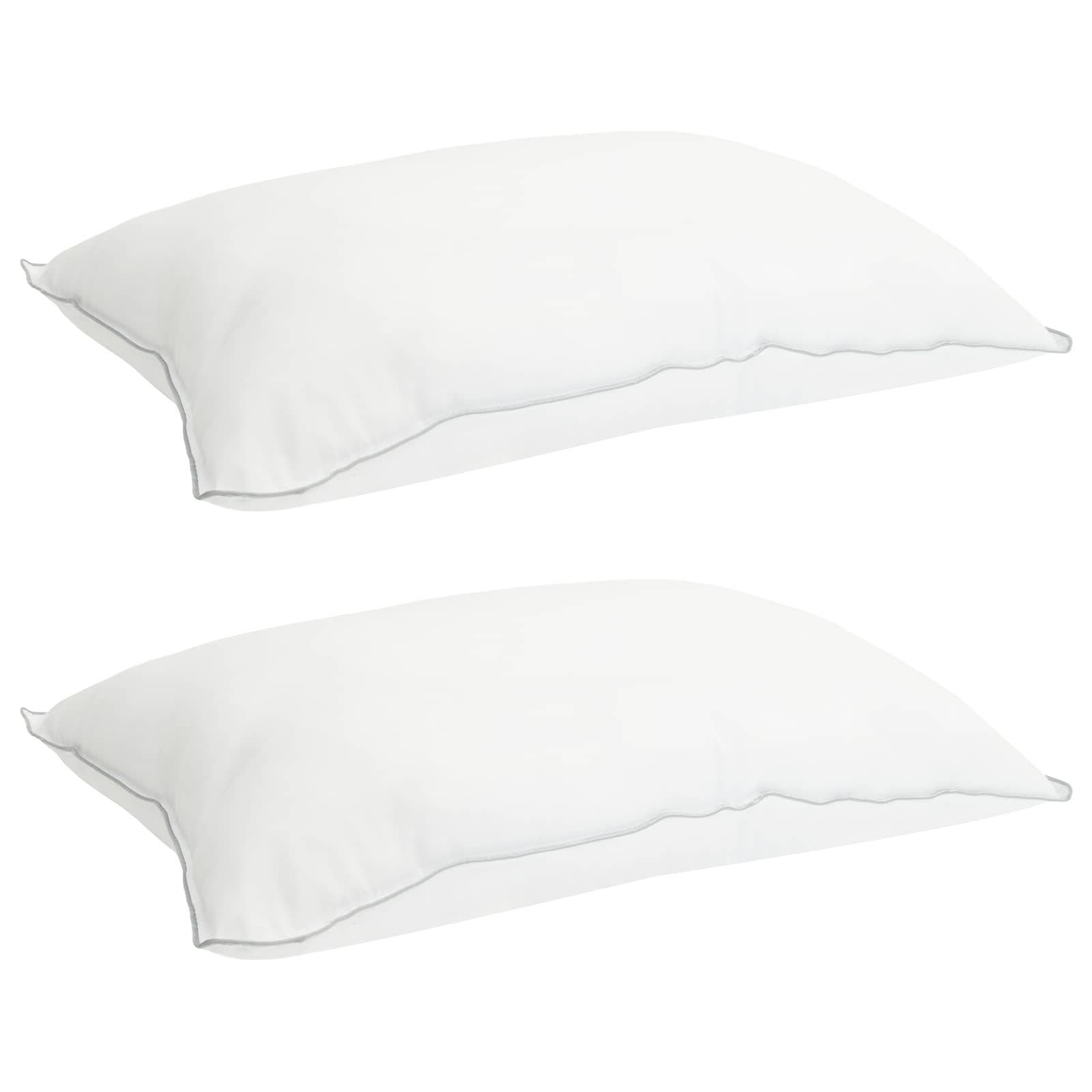 vidaXL Bettwäsche-Set mit Kissen Weiß 155 x 220 cm Polyester, Bambus