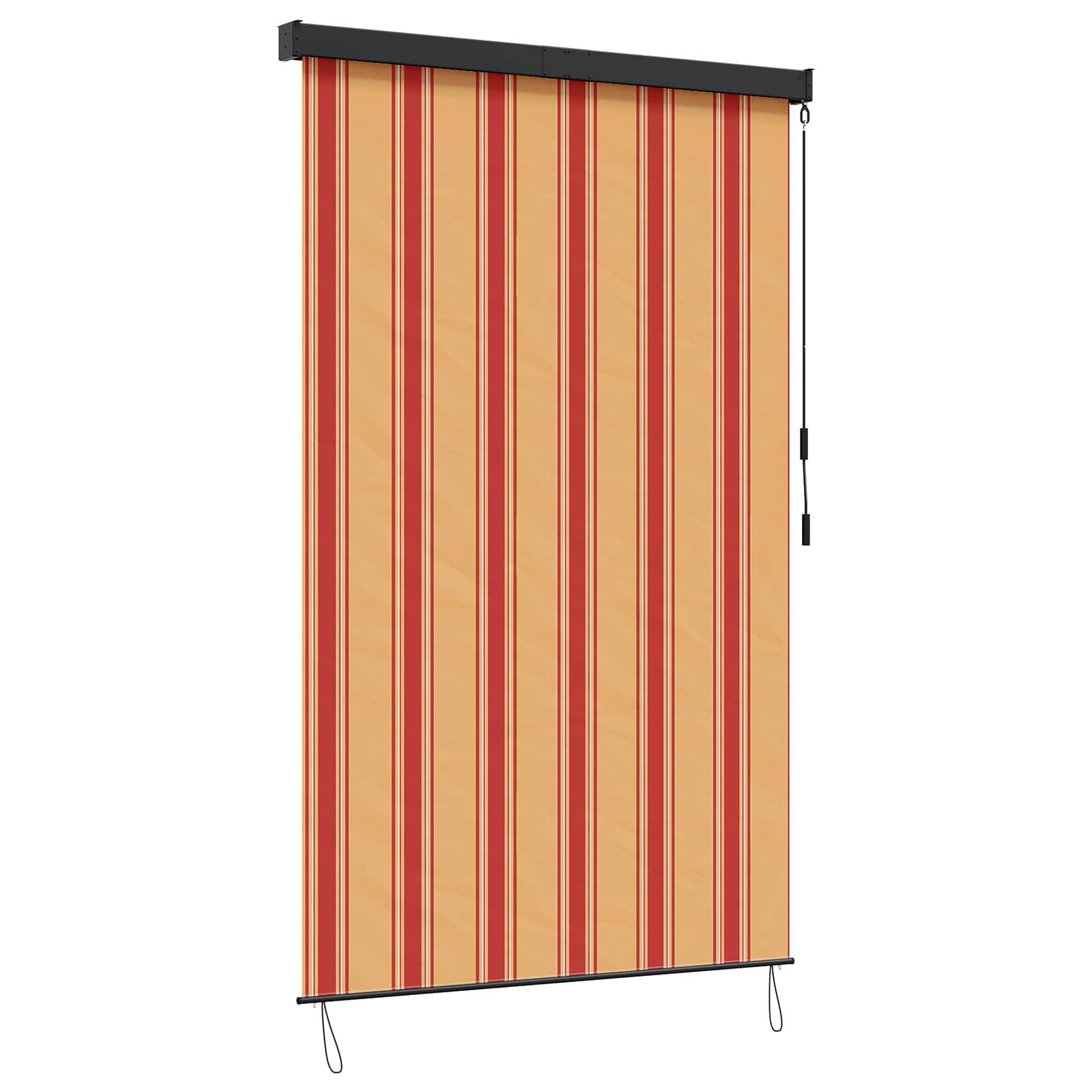 vidaXL Rollo Mehrfarbig 120 x 250 cm Stoff und Aluminium