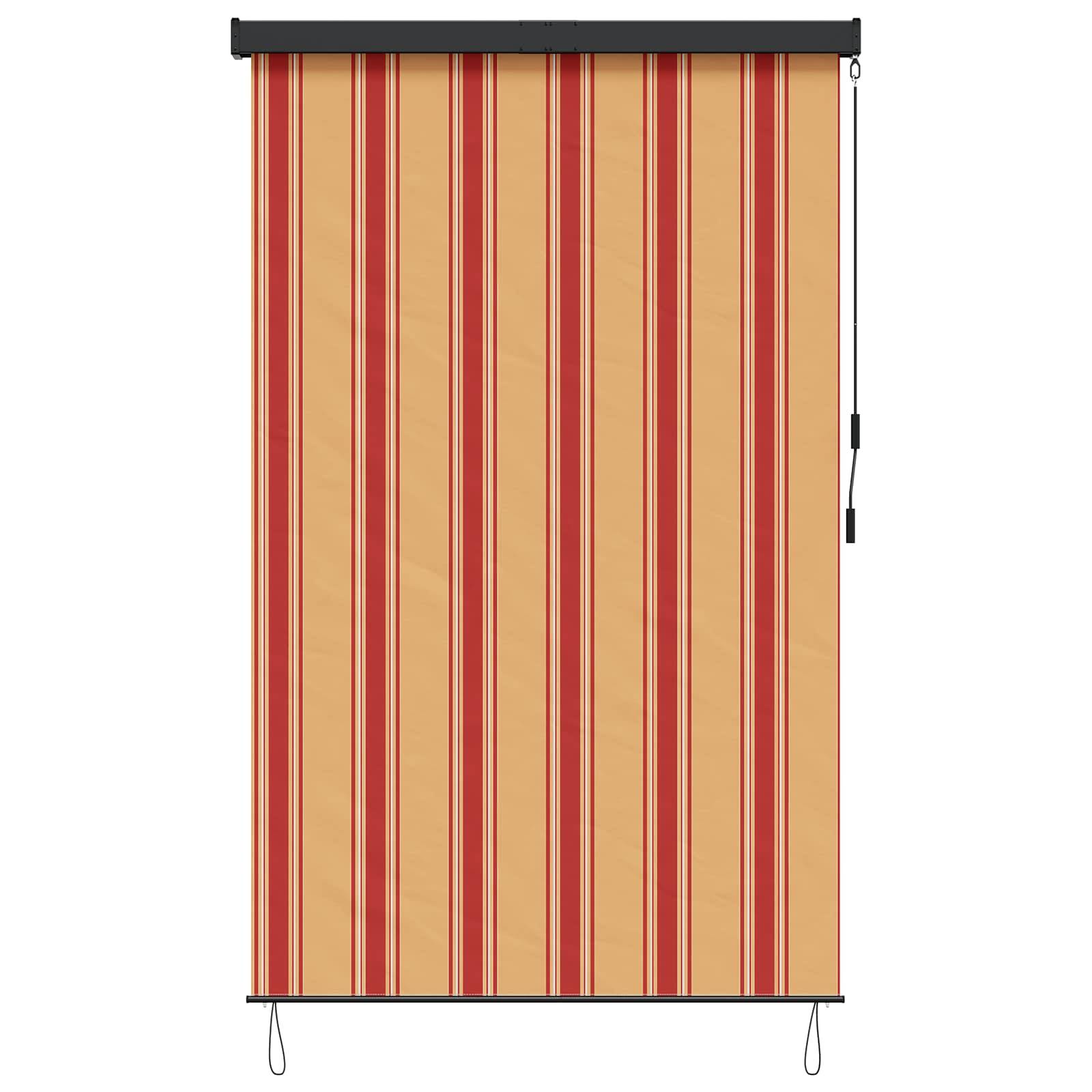 vidaXL Rollo Mehrfarbig 60 x 250 cm Stoff und Aluminium