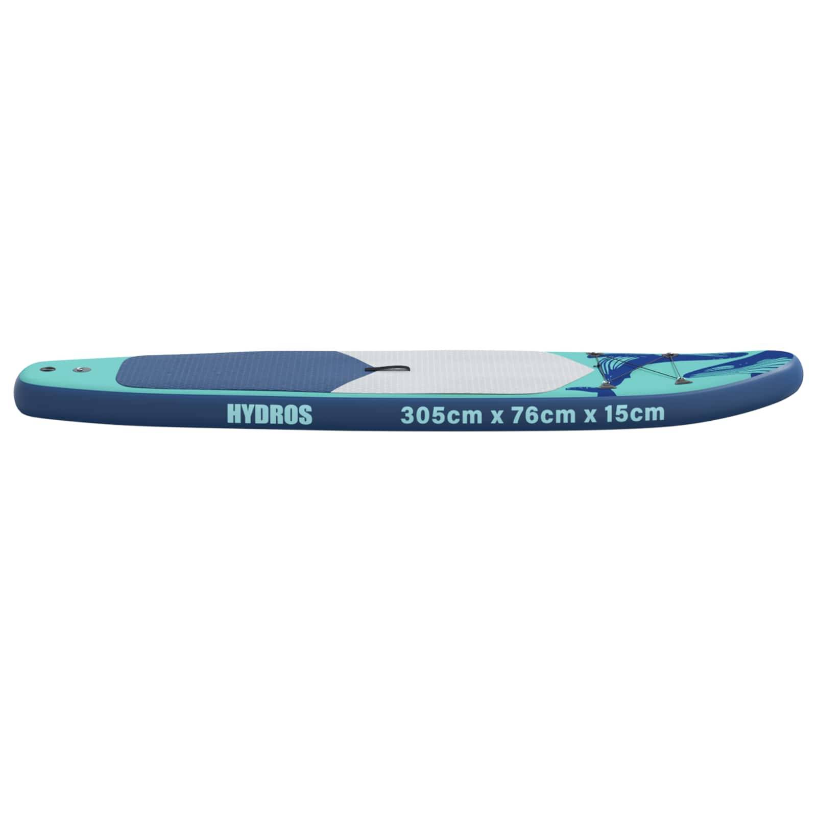 vidaXL Aufblasbares Stand Up Paddle Board HYDROS 305 x 76 x 15 cm für