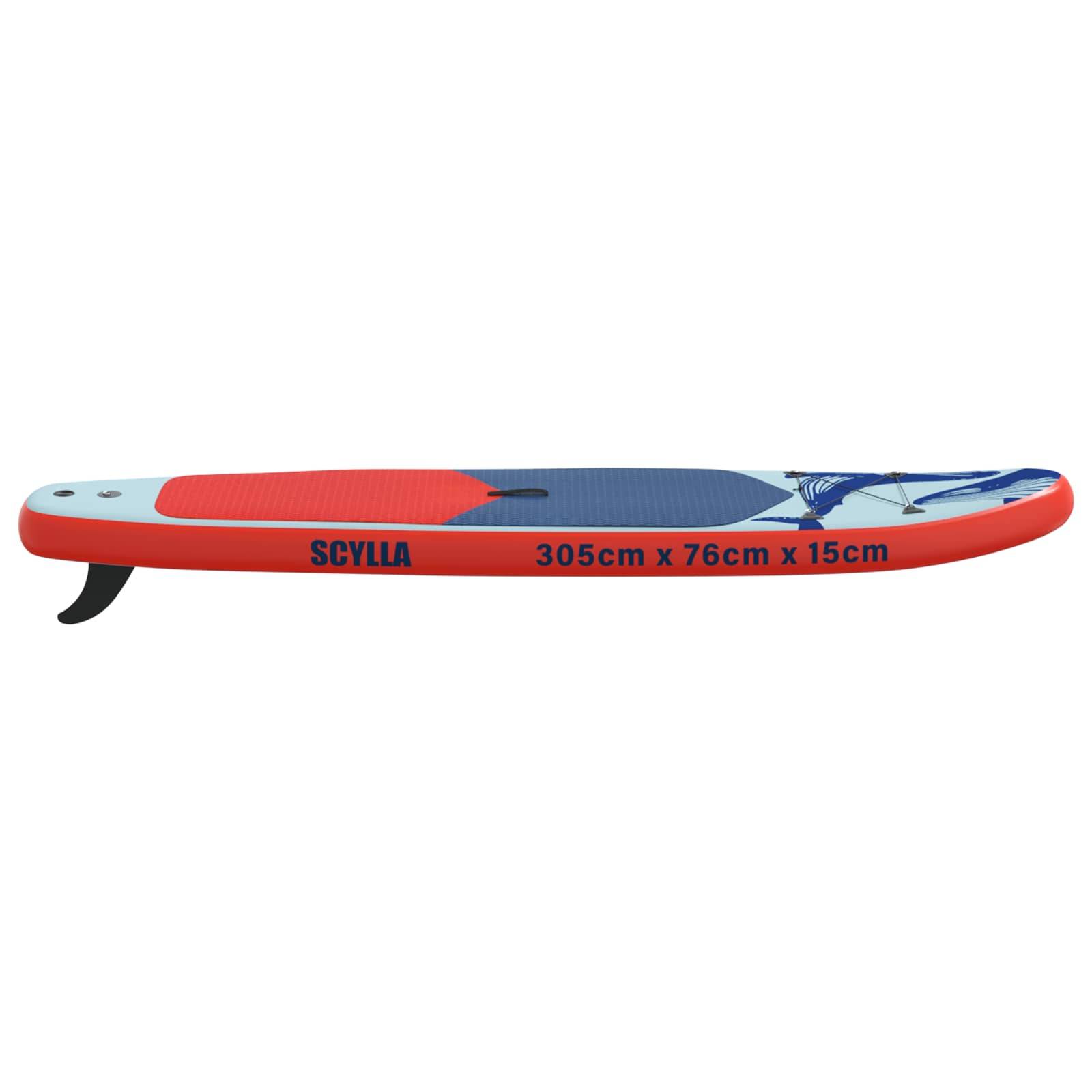 vidaXL Aufblasbares Stand Up Paddle Board SCYLLA 305 x 76 x 15 cm Blau