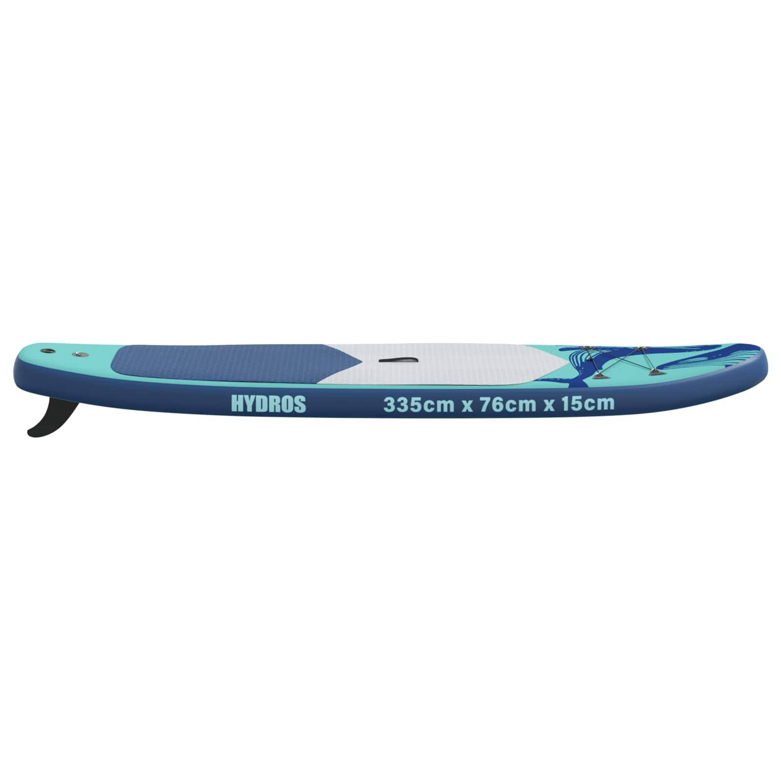 vidaXL Aufblasbares Stand Up Paddle Board HYDROS 335 x 76 x 15 cm für