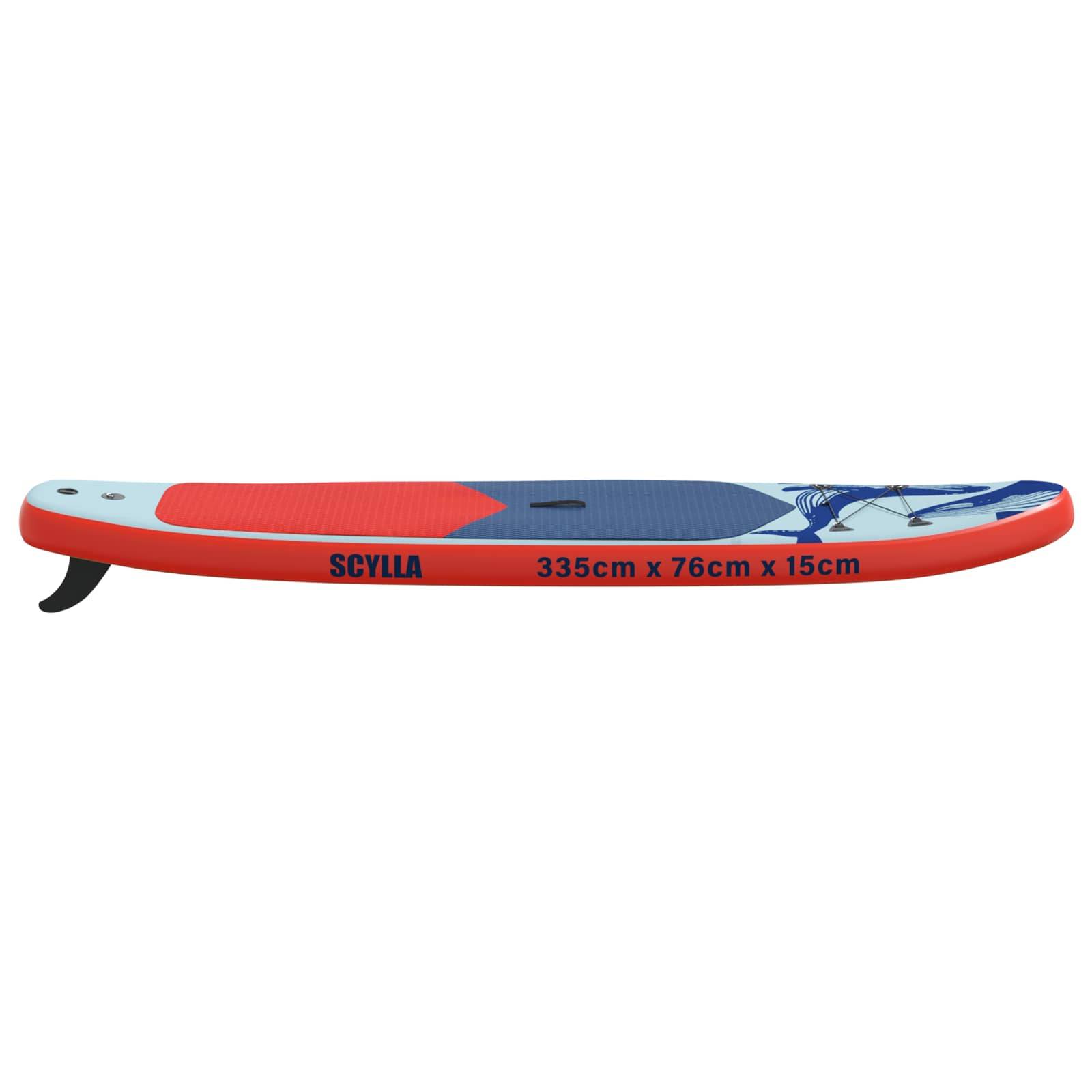 vidaXL Aufblasbares Stand Up Paddle Board SCYLLA 335 x 76 x 15 cm Blau