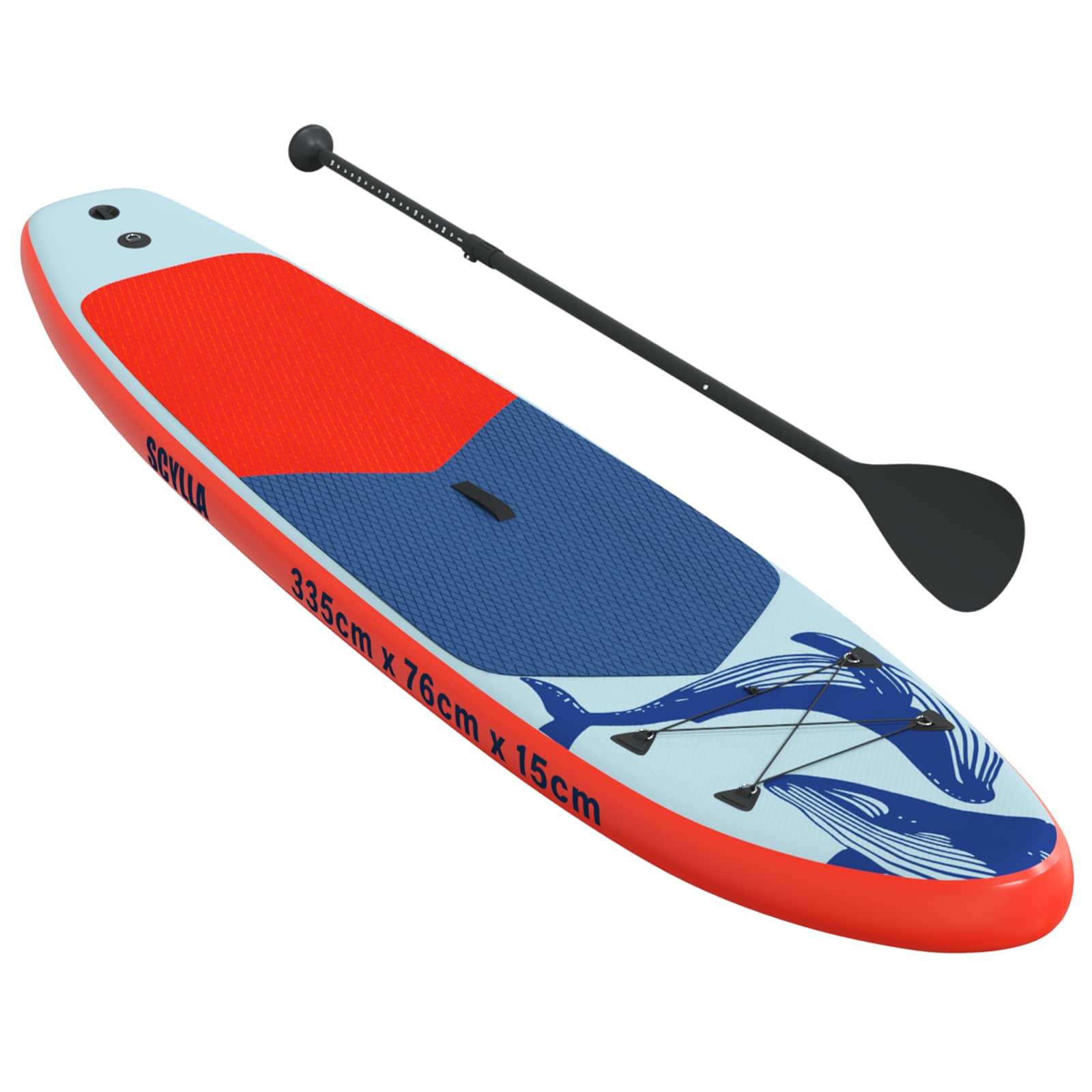 vidaXL Aufblasbares Stand Up Paddle Board SCYLLA 335 x 76 x 15 cm Blau