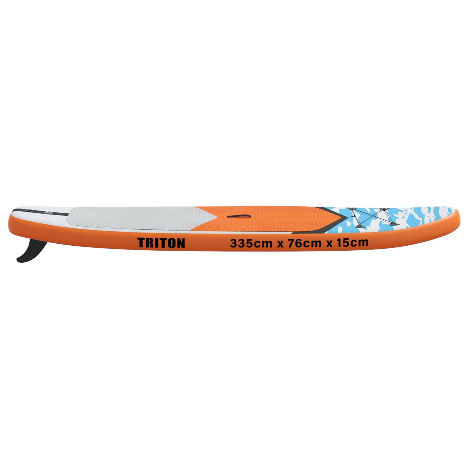 vidaXL Aufblasbares Stand-Up-Paddle-Board TRITON 335 x 76 x 15 cm Blau