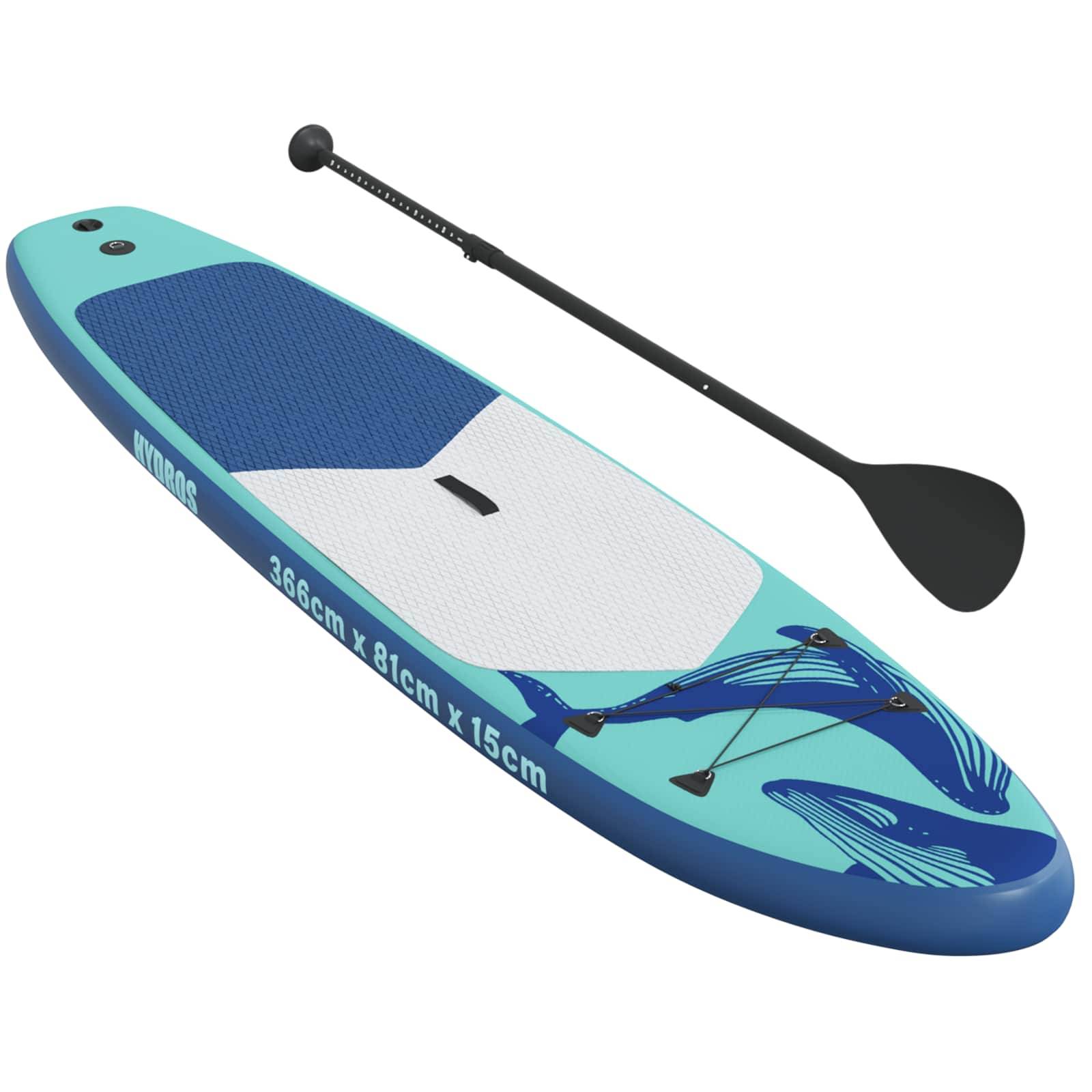 vidaXL Aufblasbares Stand Up Paddle Board HYDROS 366 x 81 x 15 cm für