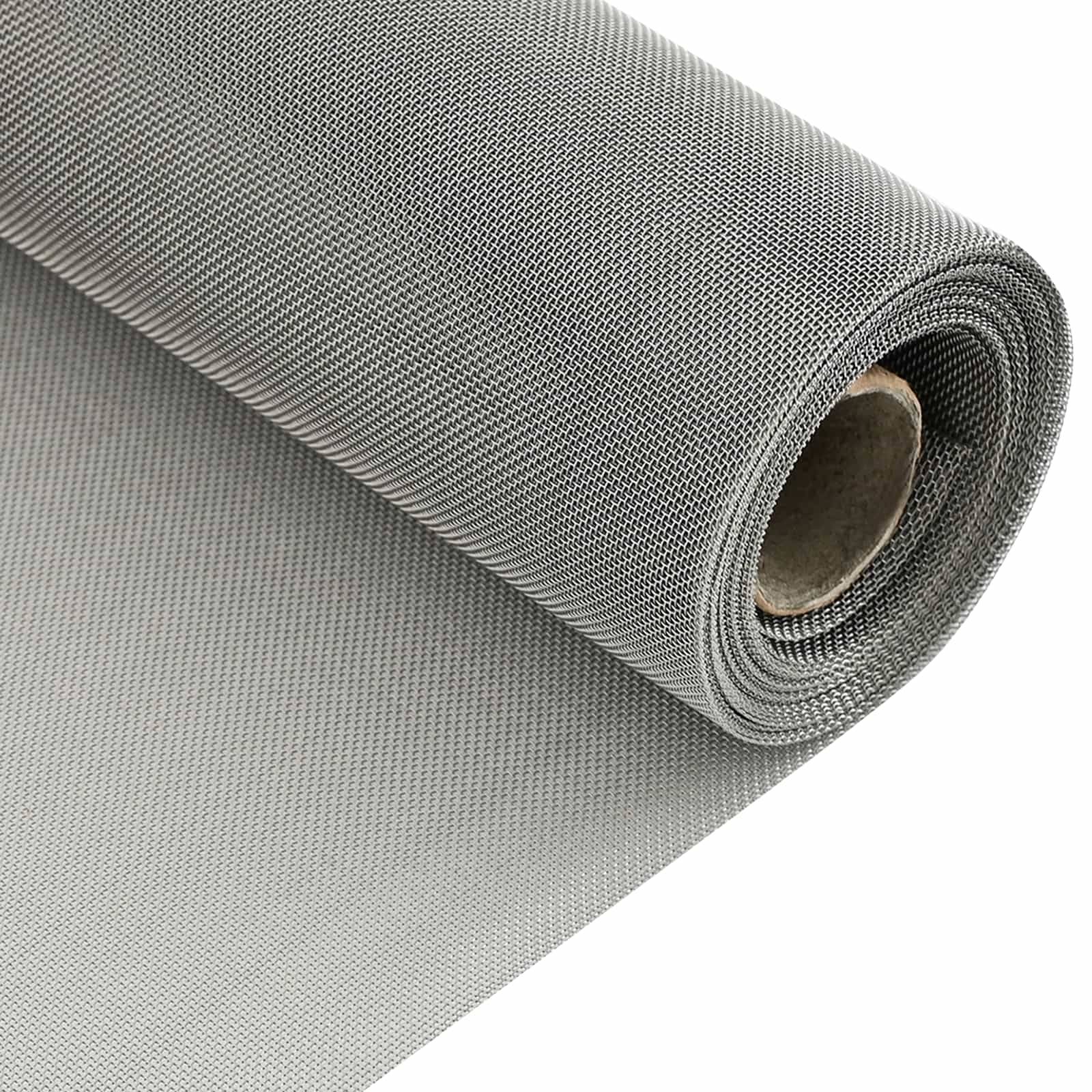 vidaXL Mesh Bildschirm 60 x 500 cm 30 Mesh Edelstahl 201 Silber