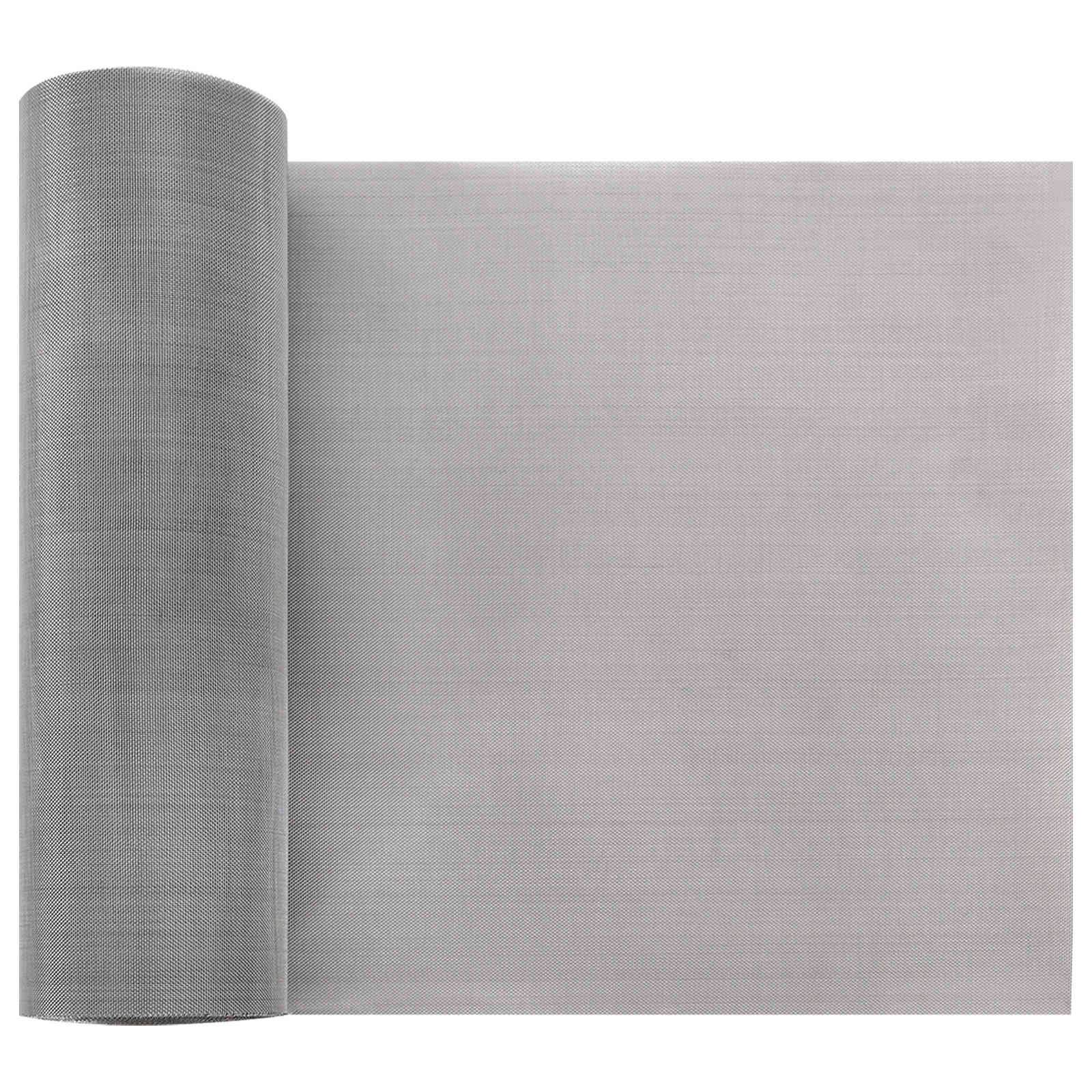 vidaXL Mesh Bildschirm 20 x 500 cm 60 Mesh Edelstahl 201 Silber