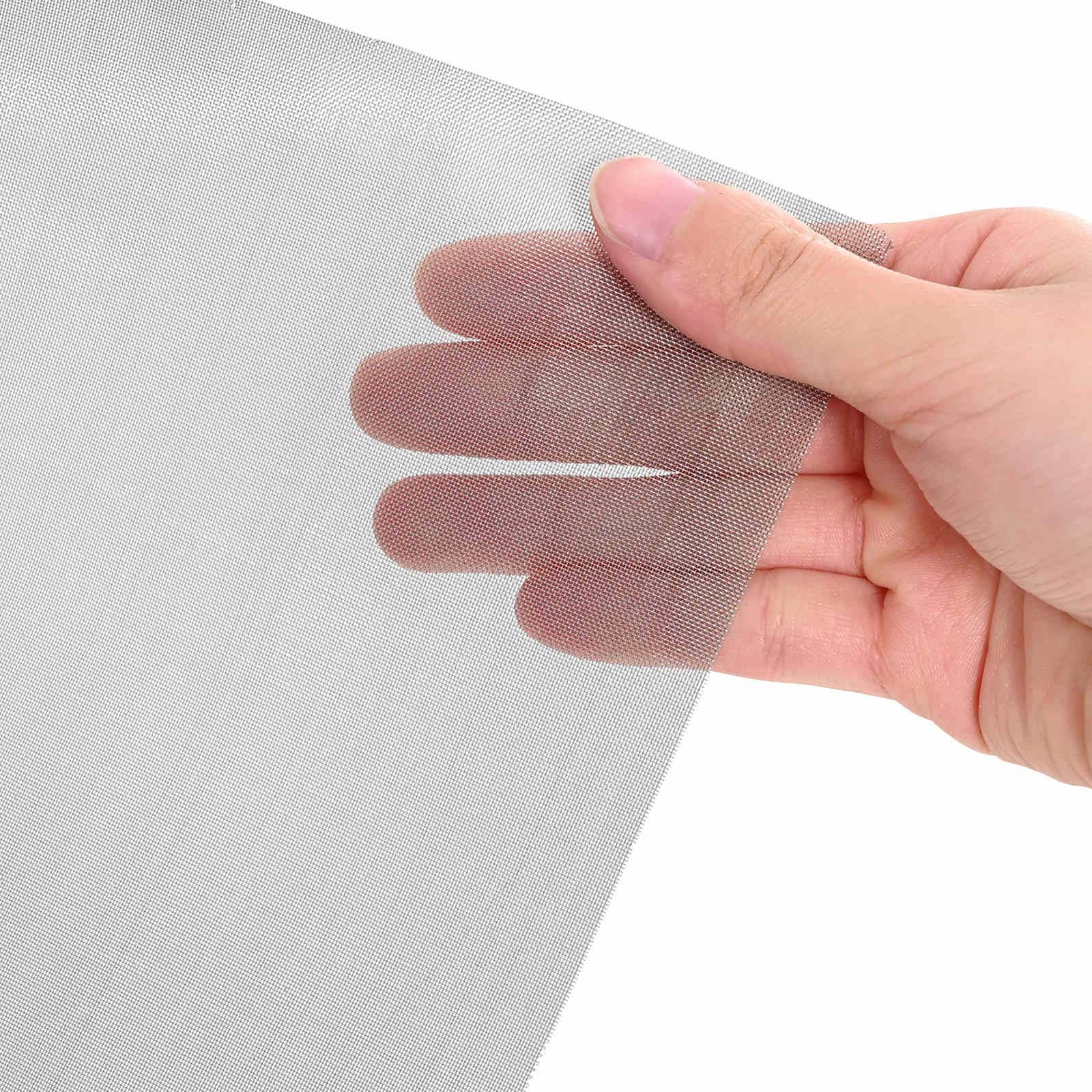 vidaXL Mesh Bildschirm 20 x 500 cm 60 Mesh Edelstahl 201 Silber