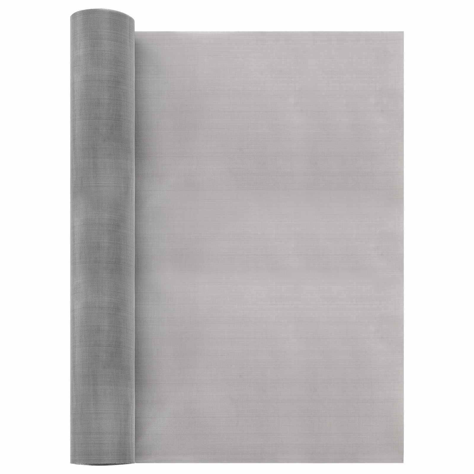 vidaXL Mesh Bildschirm 40 x 500 cm 60 Mesh Edelstahl 201 Silber