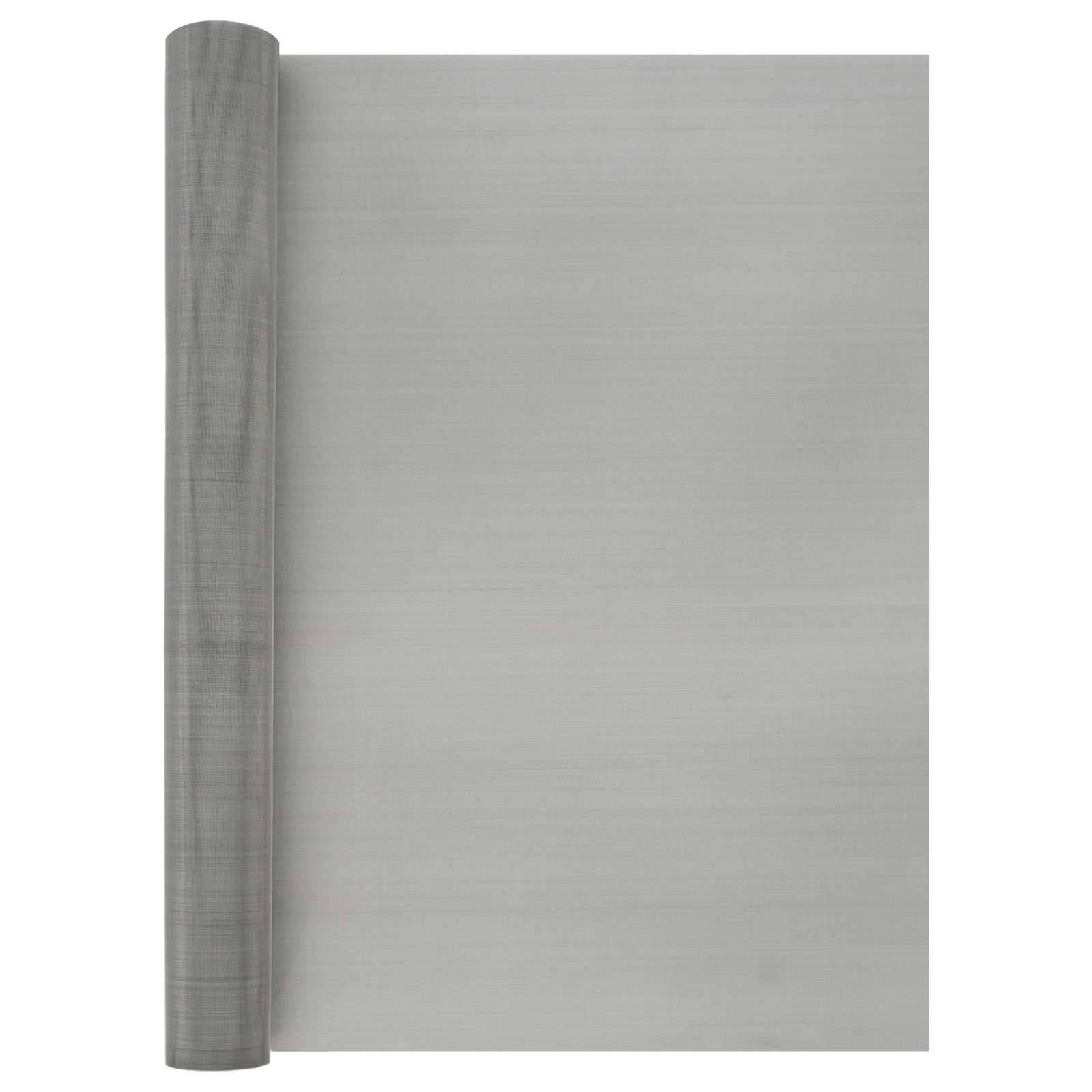 vidaXL Mesh Bildschirm 60 x 500 cm 60 Mesh Edelstahl 201 Silber