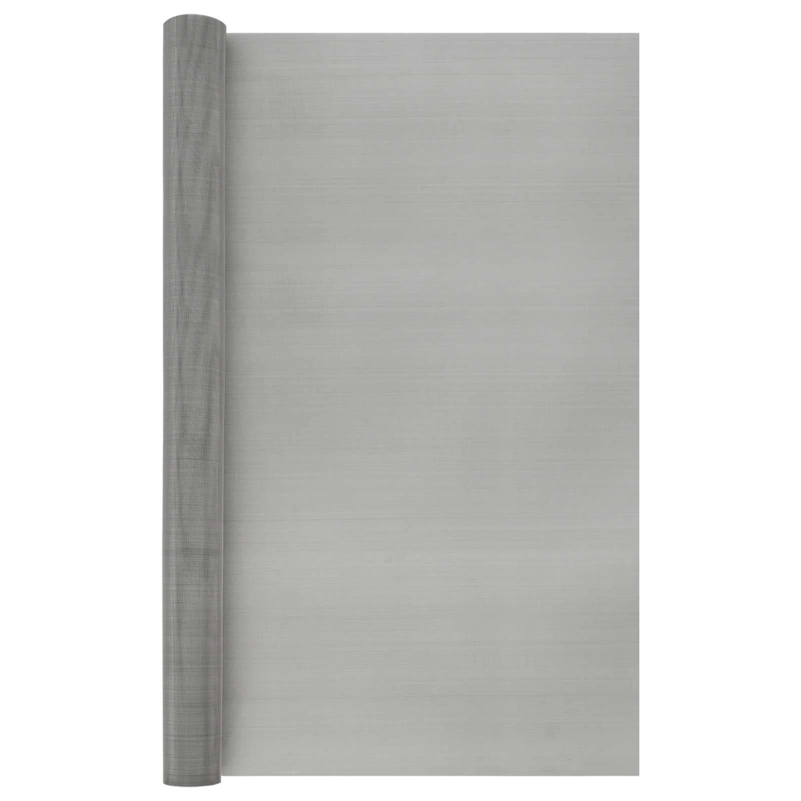 vidaXL Mesh Bildschirm 80 x 1000 cm 60 Mesh Edelstahl 201 Silber