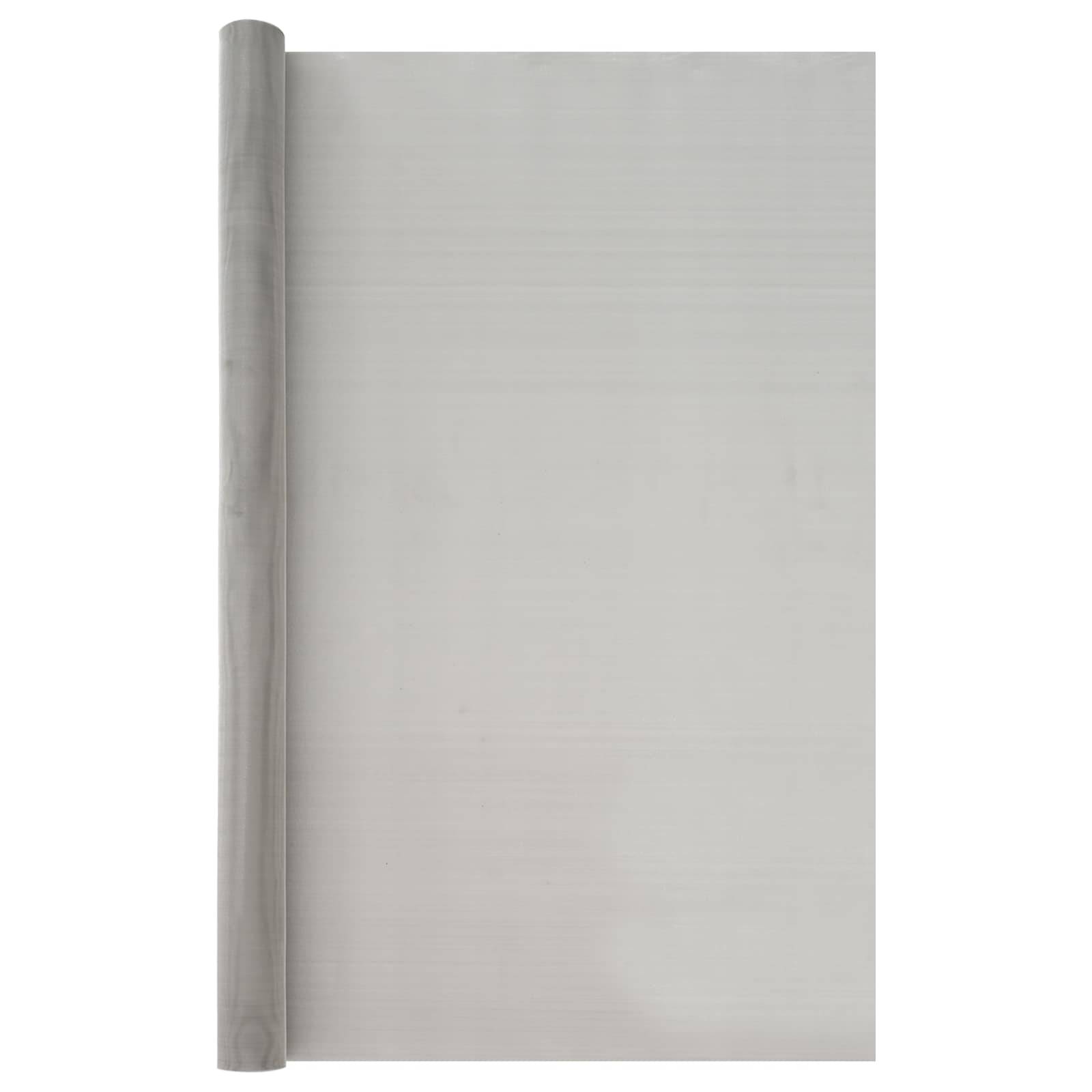 vidaXL Mesh Bildschirm 100 x 500 cm 60 Mesh Edelstahl 201 Silber