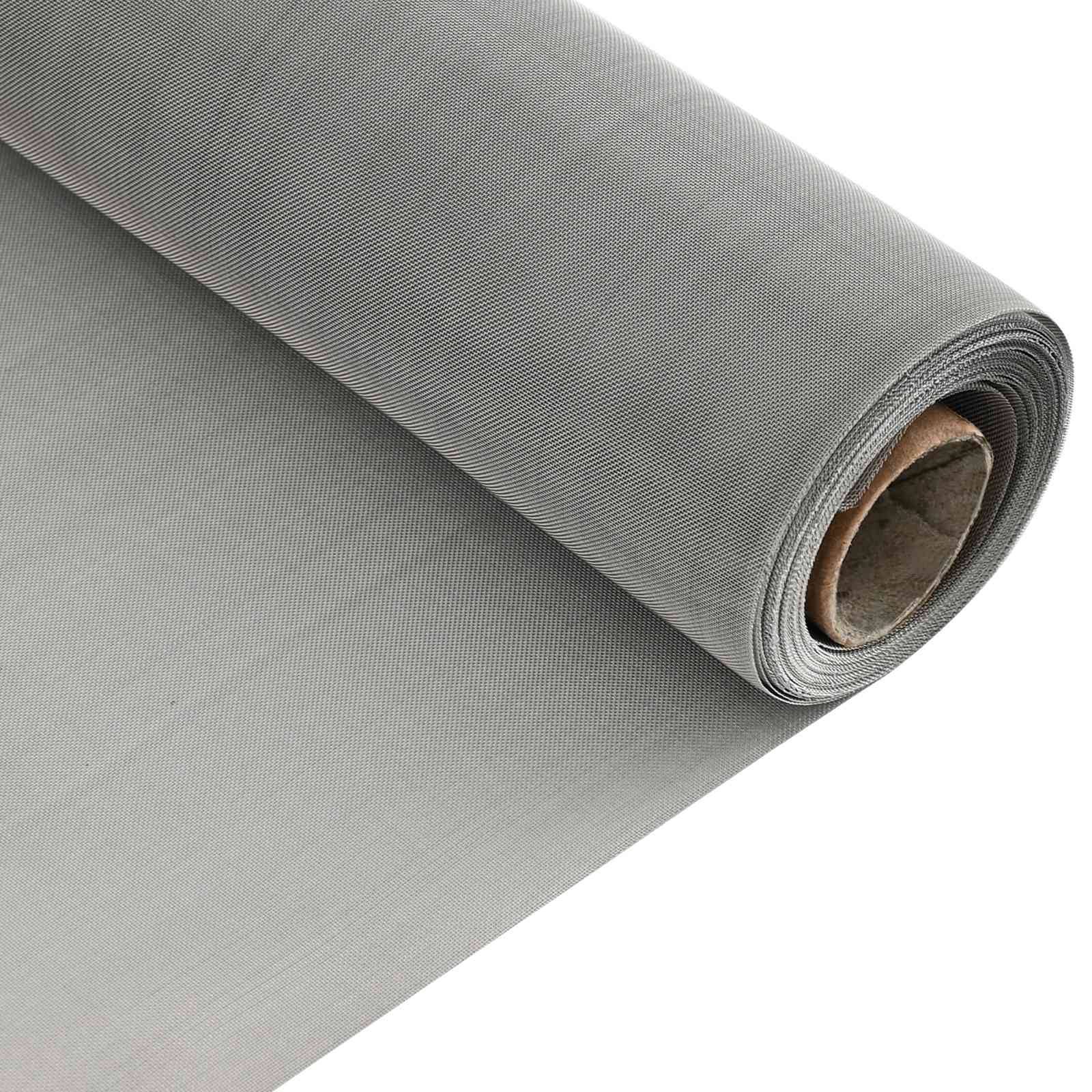 vidaXL Mesh Bildschirm 100 x 500 cm 60 Mesh Edelstahl 201 Silber