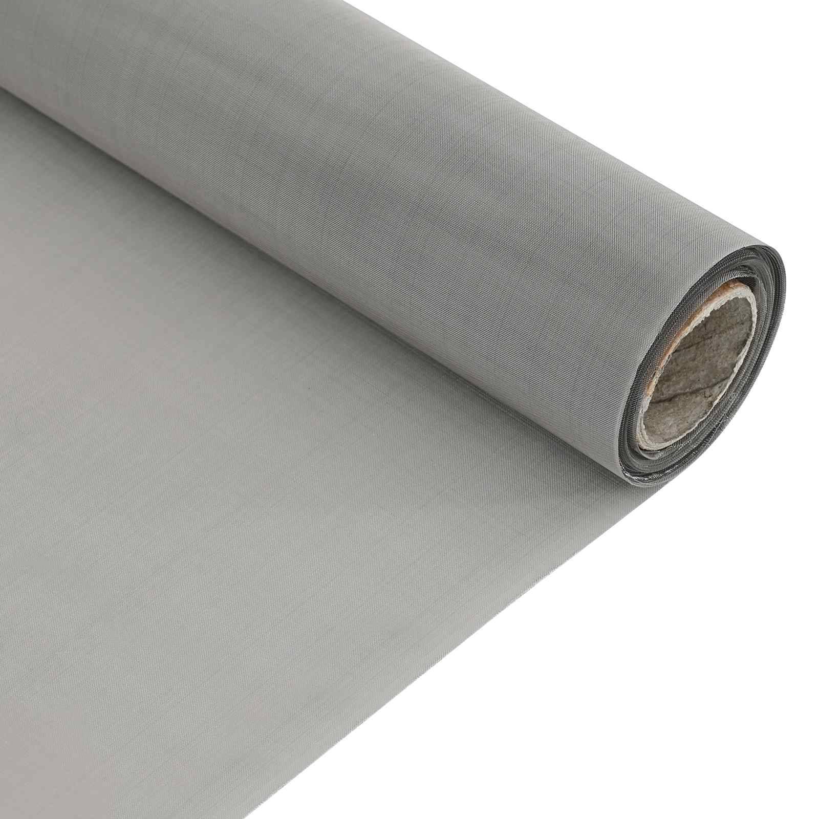 vidaXL Mesh Bildschirm 20 x 500 cm 120 Mesh Edelstahl 201 Silber