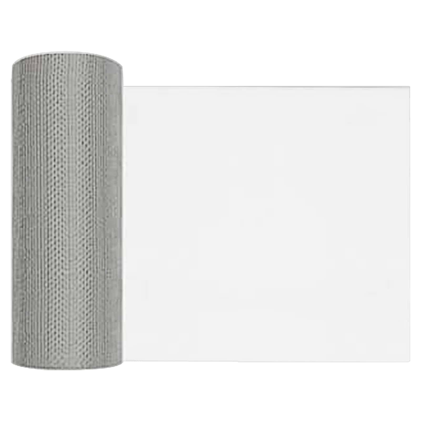 vidaXL Drahtgeflecht 20 x 1000 cm 18 Mesh Edelstahl 201 Silber