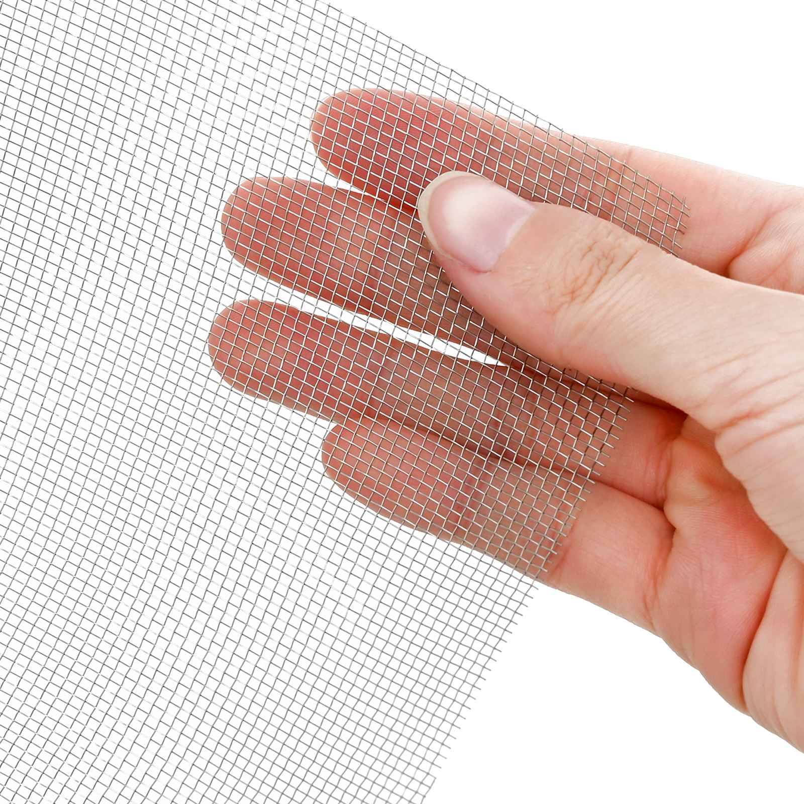 vidaXL Drahtgeflecht 20 x 1000 cm 18 Mesh Edelstahl 201 Silber