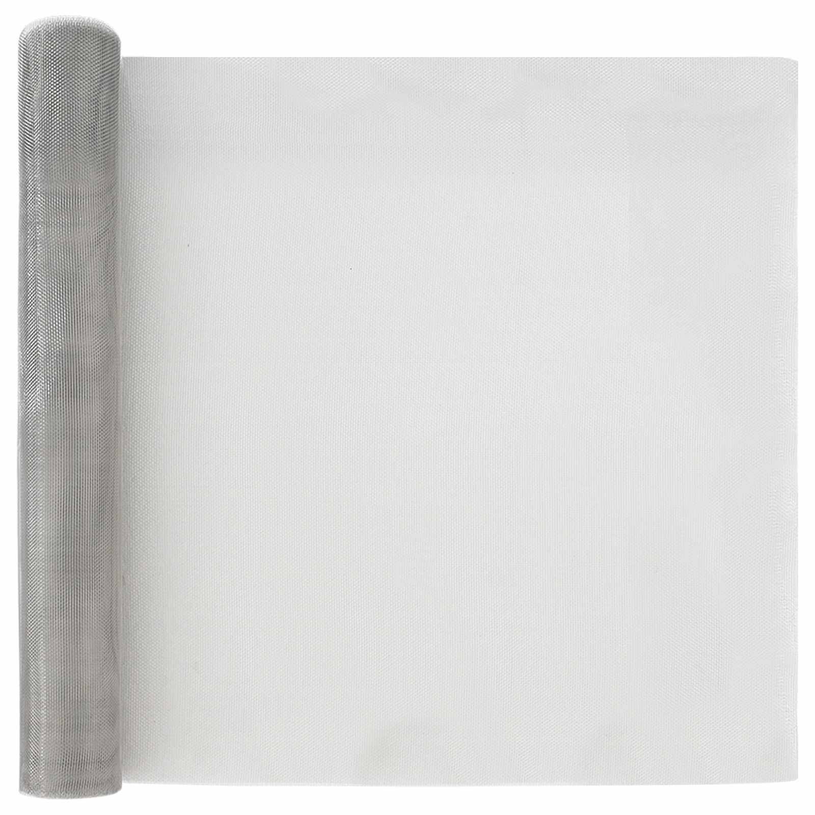 vidaXL Drahtgeflecht 60 x 2000 cm 18 Mesh Edelstahl 201 Silber
