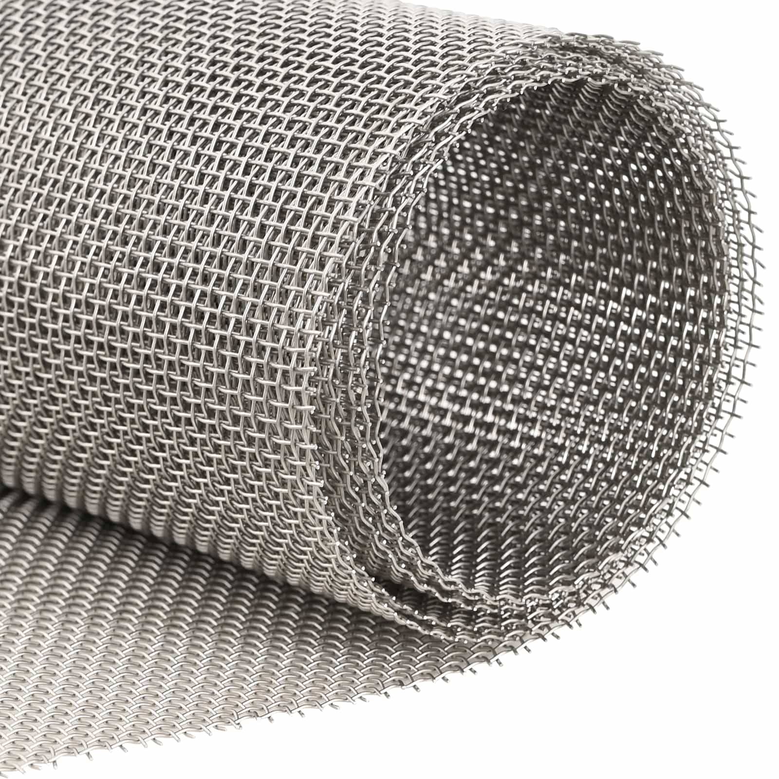 vidaXL Mesh Bildschirm 20 x 200 cm 8 Mesh Edelstahl 201 Silber